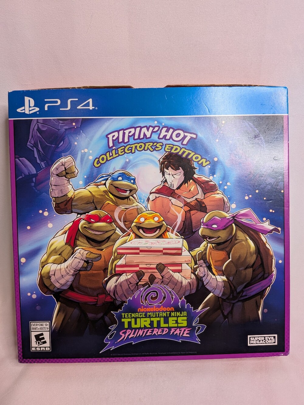 TMNT: Splintered Fate Pipin Hot Collector’s Edition PS4 Pizza Box Posters Dice